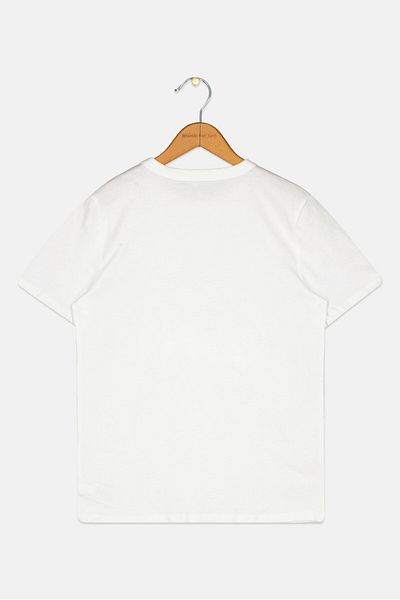GAP Kids Boy Crew Neck Short Sleeves Graphic Print T-Shirt, White