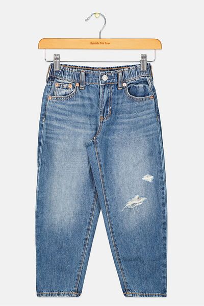 GAP Kids Girl Washed Pull On Denim, Blue