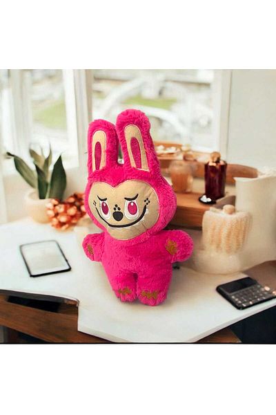 ŞAŞKIN HOUSE Cute Labubu Plush Toy & Sleeping Playmate & Gift Toy & 35 cm Cute Doll