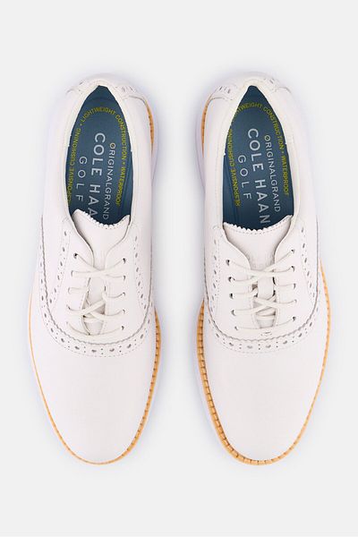 Cole Haan Women Medium OG Shortwing Golf Lace Up Casual Shoes, White