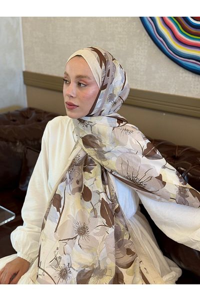 Modakaşmir Σάλι Lina με μοτίβο Navelya