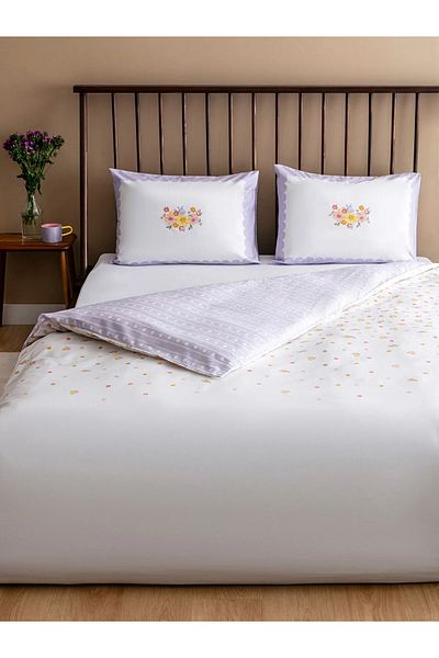 LC Waikiki Floral Printed Double Duvet Cover Set