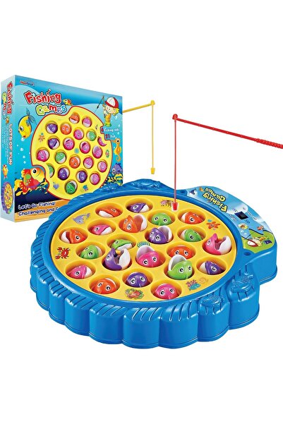 unbranded مجموعة ألعاب صيد السمك من هاكتويز مع لوحة دوارة أحادية الطبقة