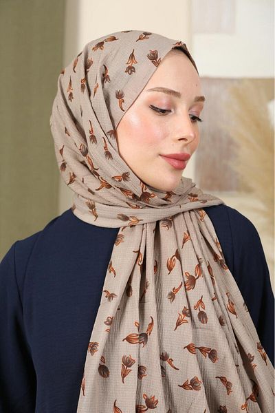 WOHOME Mini Patterned Gathered Shawl-Ironing Light Structure, Special Texture That Breathes Air, Large Size, Thin and Delicate