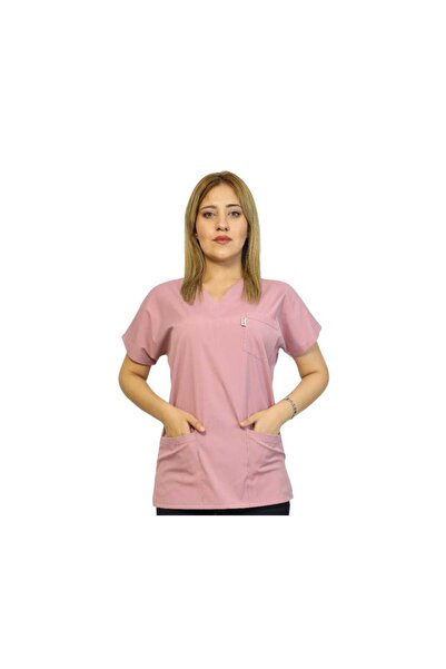 nutrix قميص نسائي من Powder Single Top مصنوع من الليكرا الناعمة وأكمام الخفاش...