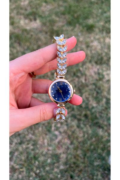Bluemix Aksesuar Stone Steel Women's Watch