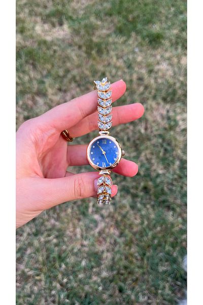 Bluemix Aksesuar Stone Steel Women's Watch