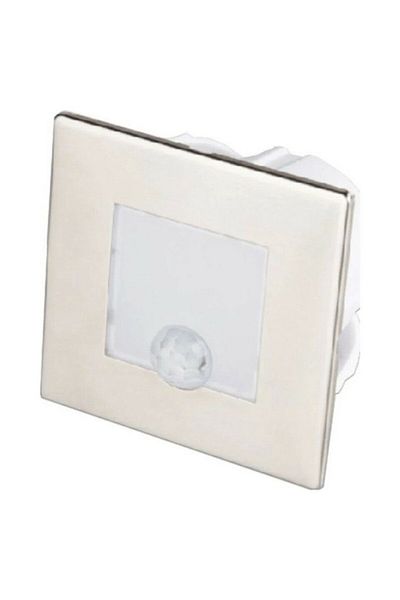Cata 1.5 W Stair Lighting Arm with White Light Sensor - Satin Square CT-5183B