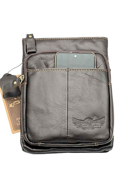 Micutz Ruff Ryder City Break Shoulder Bag, Dark Brown, 16x21x4cm