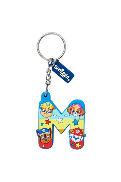 SMIGGLE سلسلة مفاتيح الأبجدية المعطرة من باو باترول - حرف M