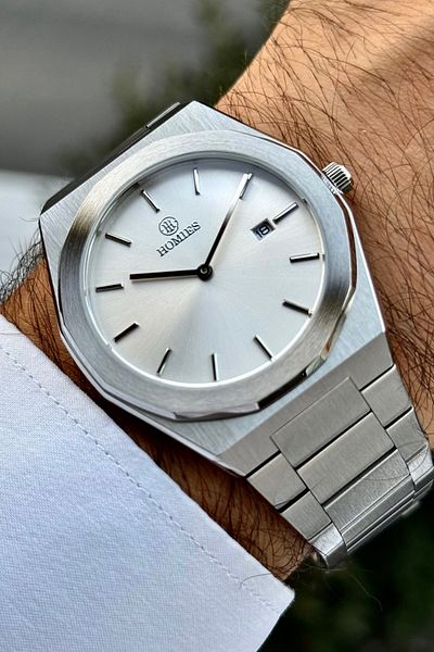 Homies Men's Wristwatch Limited Edition Complete Stainless Steel Calendar Gift Box Bracelet Gift