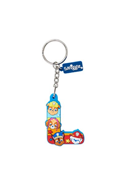 SMIGGLE Paw Patrol Scented Alphabet Keychain - Letter L