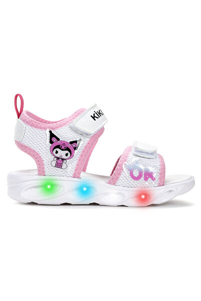 KARAMAZI Kuruza Daily Lighted Velcro Baby Girl Sandals Shoes