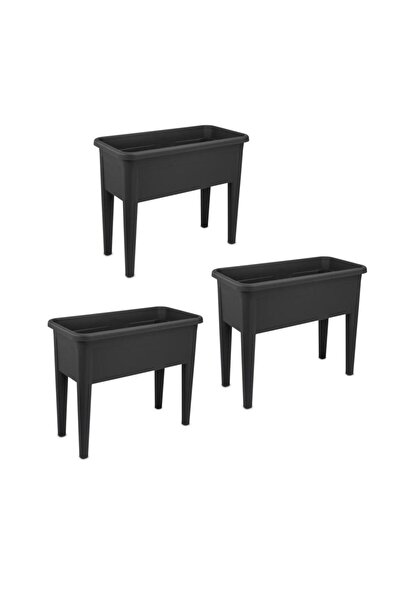 Omnipazar SO-AB03 Dekoratif Ayaklı Bahçe Yetiştirme Saksı 60 Litre No 3