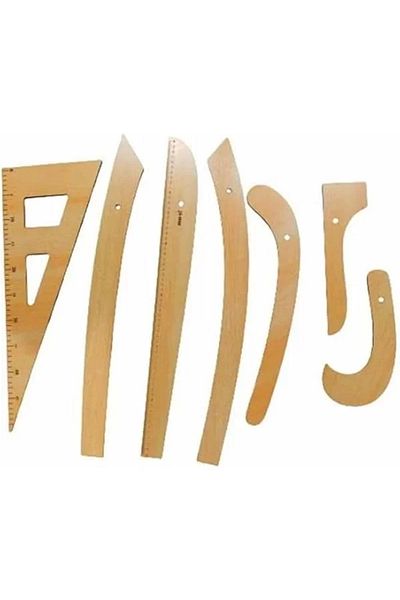 Mu Art Ahşap Wooden Riga Cetl Set 7 Pieces 3 Mm,