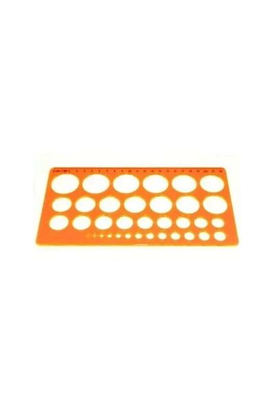 Mu Art Ahşap Circle Template Ruler 1-36