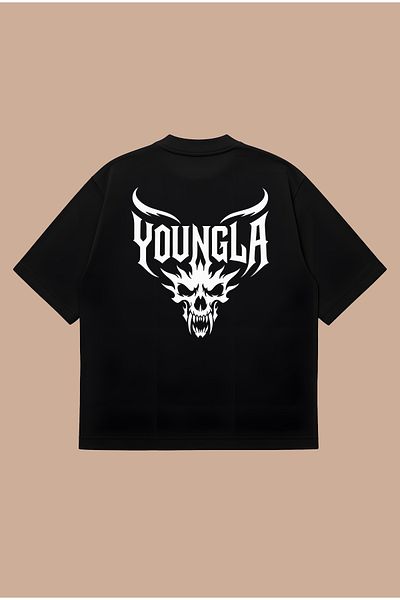 PURE POWER Young La Dragon Boxy Fit Oversize Unisex Tshirt – Printed T-Shirt |   Streetwear