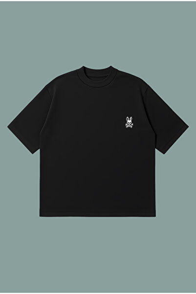 PURE POWER Tricou Psycho Bunny Boxy Fit supradimensionat unisex tricou – cu i...