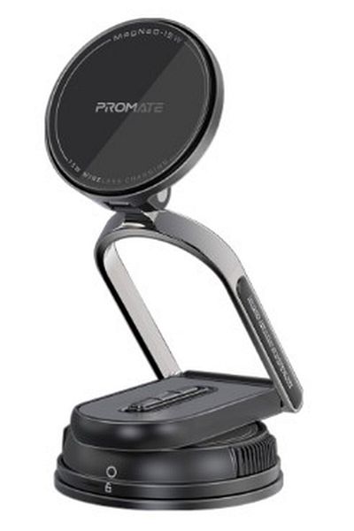 Promate 15W Magnetic Wireless Car Charger and Car Mount
