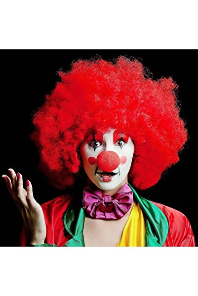 ForWhat Büro Ev Ofis Etkinlik Gösteri Palyaço Kostümü için Lastikli Sünger Burun Maskesi