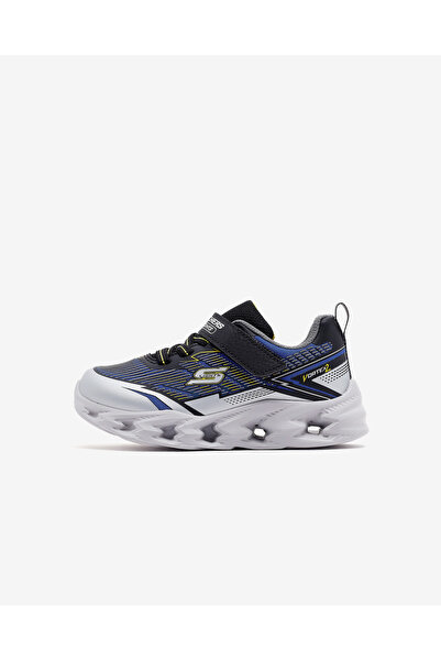 SKECHERS VORTEX 2.0 Küçük Erkek Çocuk Gri Işıklı Spor Ayakkabı 400605N SLBK