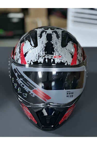 Palas Motor Motokaskk Çene Açılır Kask RS2 / BÜYÜK BEDEN / ÇELİK MEKANİZMALI / Ece 22.06 Sertifikalı