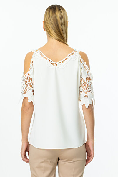 Ekol Off Shoulder Lace Blouse