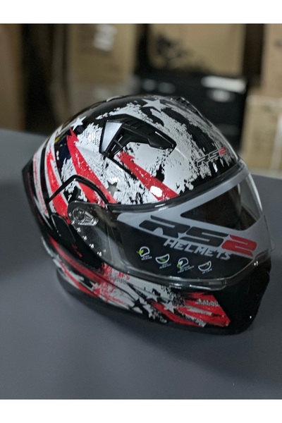 Palas Motor Motokaskk Çene Açılır Kask RS2 / BÜYÜK BEDEN / ÇELİK MEKANİZMALI / Ece 22.06 Sertifikalı