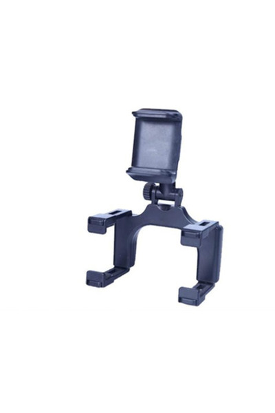 ForWhat Suport pentru telefon auto, atașat la oglinda interioară a mașinii, p...