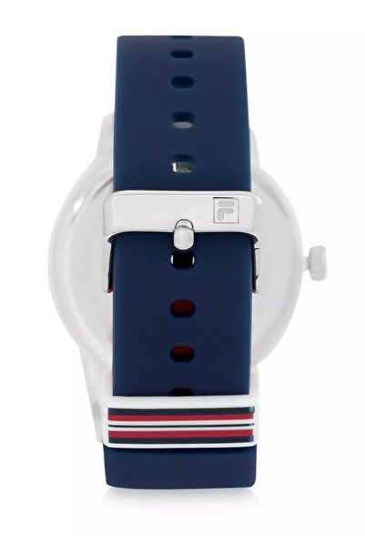 Fila Adult Unisex Analog Watch, Red/Blue 38-326-204, 43 mm