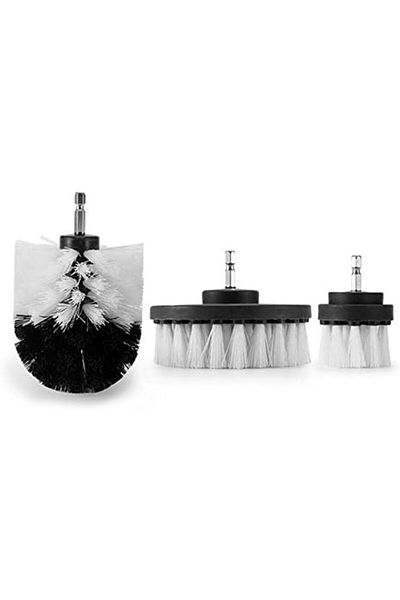 Generic FTXJ 3 PCS Electric Turbo Scrub Replacement Head Household Cleaning Extra Brushes Set