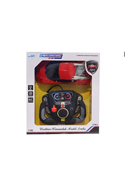 MEGA Uzaktan Kumandalı Şarjlı Bugatti Benzeri Kırmızı Araba