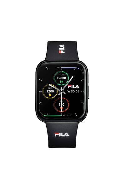 Fila Adult Unisex Smartwatch Watch, Black SW/26B,