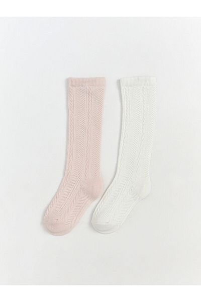 LC Waikiki Basic Baby Girl Socks 2-Pack
