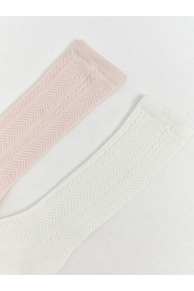LC Waikiki Basic Baby Girl Socks 2-Pack