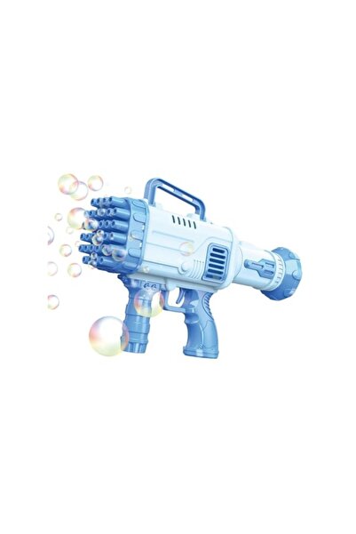 RUBİKOM Pilli Roket Atar Baloncuk Köpük Tabancasıı 32 delikli bazooka