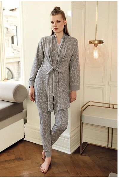 ALFA AKSESUAR 03 11301 Women's Dressing Gown Pajamas Set