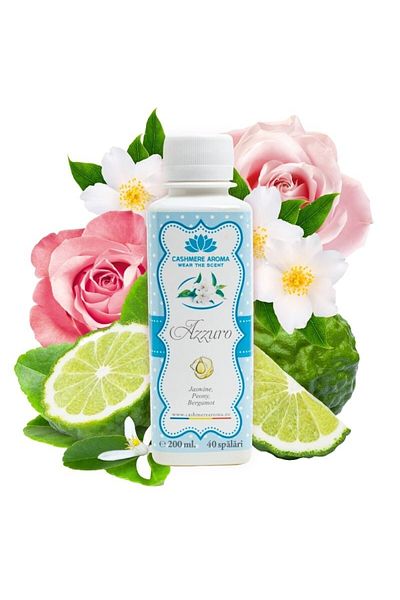 JollyMag White and colored laundry perfume, 200 ml, 40 washes, Azzuro, Cashmere Aroma