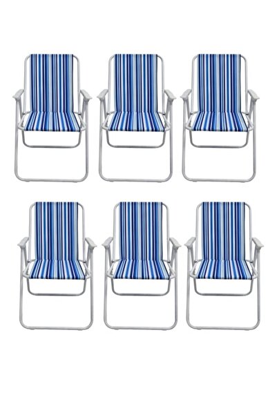 smart home طقم كراسي تخييم قابلة للطي يتكون من 6 كراسي مصنوع من قماش أكسفورد ...