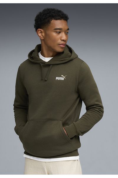 Puma Pánská mikina s kapucí Essentials 2 Malé s logem č. 1