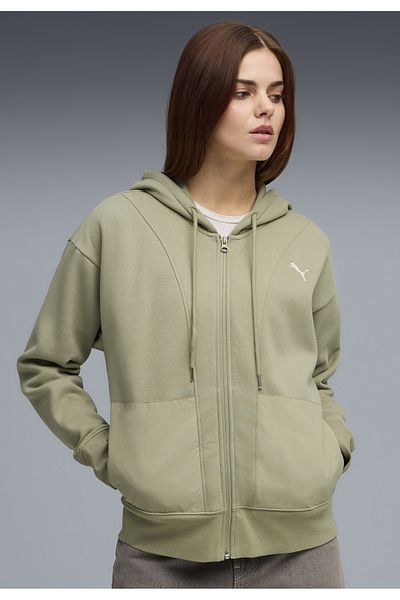 Puma Dámská mikina s kapucí HER Relaxed Full-Zip