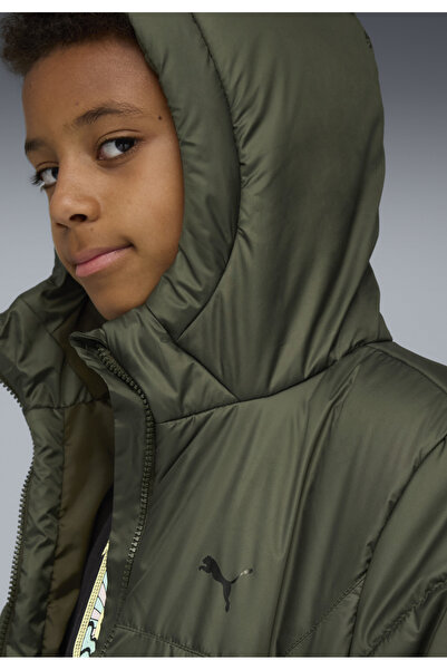 Puma Essentials Τζάκετ με Κουκούλα και Ενίσχυση για Νεανικό