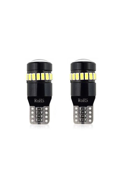 JollyMag Set of CANBUS LED car bulbs compatible T10 W5W 19 SMD White 12V, intended for competitions