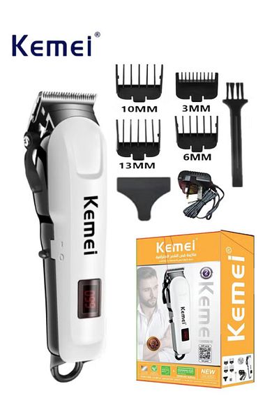 Kemei KM-809A Electric Trimmer White
