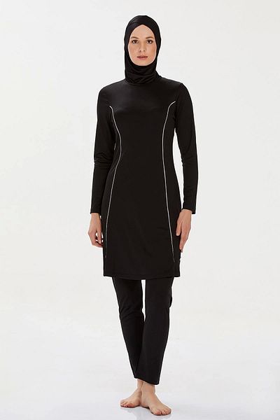 ALFA AKSESUAR 03 Long Sleeve Battal Women's Hijab Swimsuit