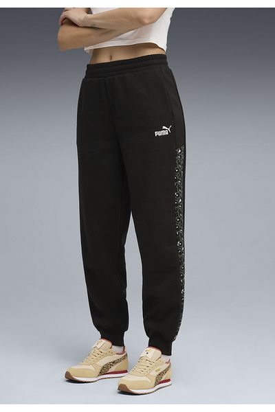 Puma Essentials Animal Print Comfort Ψηλόμεσο Παντελόνι Φόρμας Γυναικείο