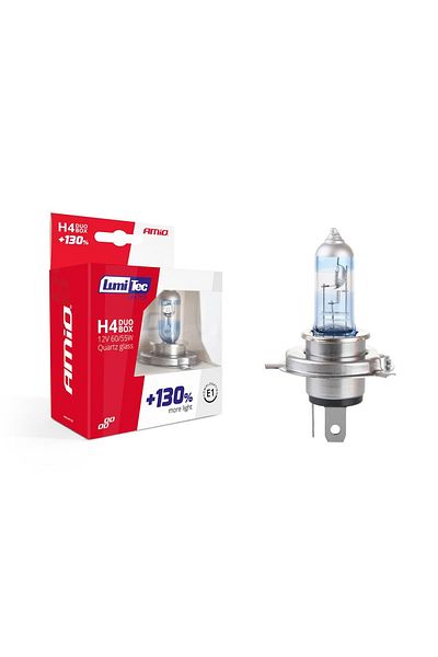 JollyMag Halogen bulb set H4 12V 60 / 55W LumiTec LIMITED + 130% DUO BOX