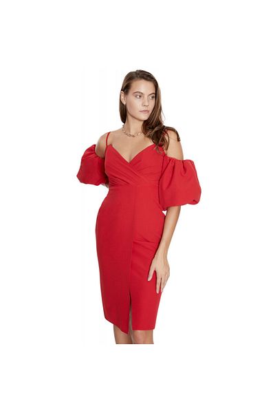 Fervente Maria Dress - Red