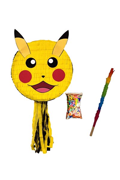 PinaStar Pinata Pokemon Star cu bat si confetti, Pinastar. Pinata Pikachu star