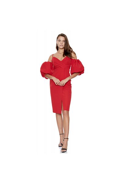 Fervente Maria Dress - Red